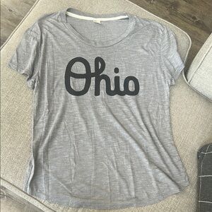 Gray Ohio Graphic Women's T-Shirt